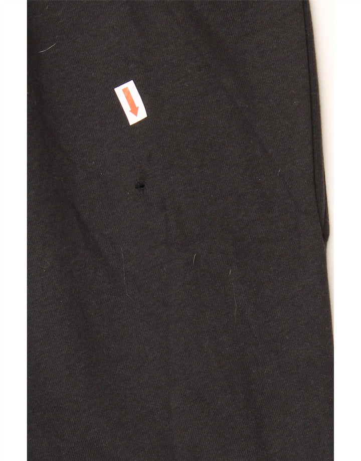 JACK & JONES Mens Graphic Tracksuit Trousers Joggers Medium  Black Cotton Vintage Jack & Jones and Second-Hand Jack & Jones from Messina Hembry 