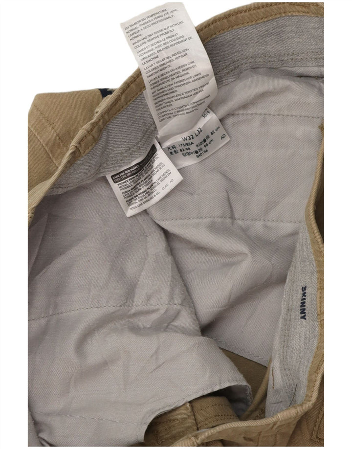 DOCKERS Pantaloni chino skinny pentru bărbați L32 L28 bumbac kaki