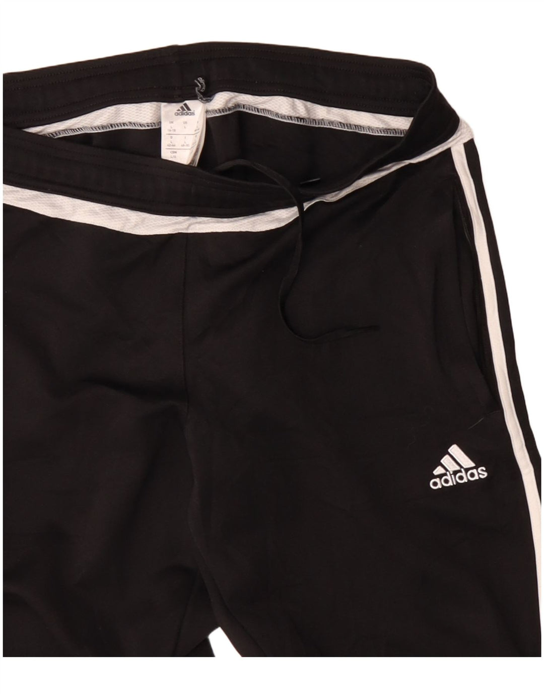 Pantaloni de trening Climacool ADIDAS pentru femei Marea Britanie 16/18 Poliester negru mare