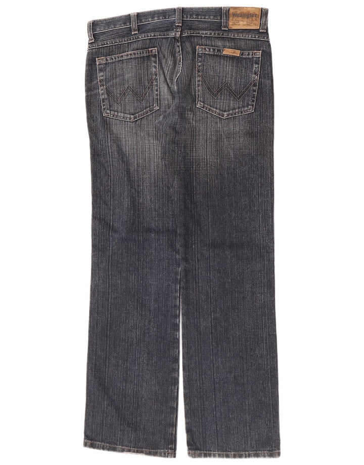 Blugi pentru bărbați Wrangler Bootcut W32 L34 Bumbac albastru