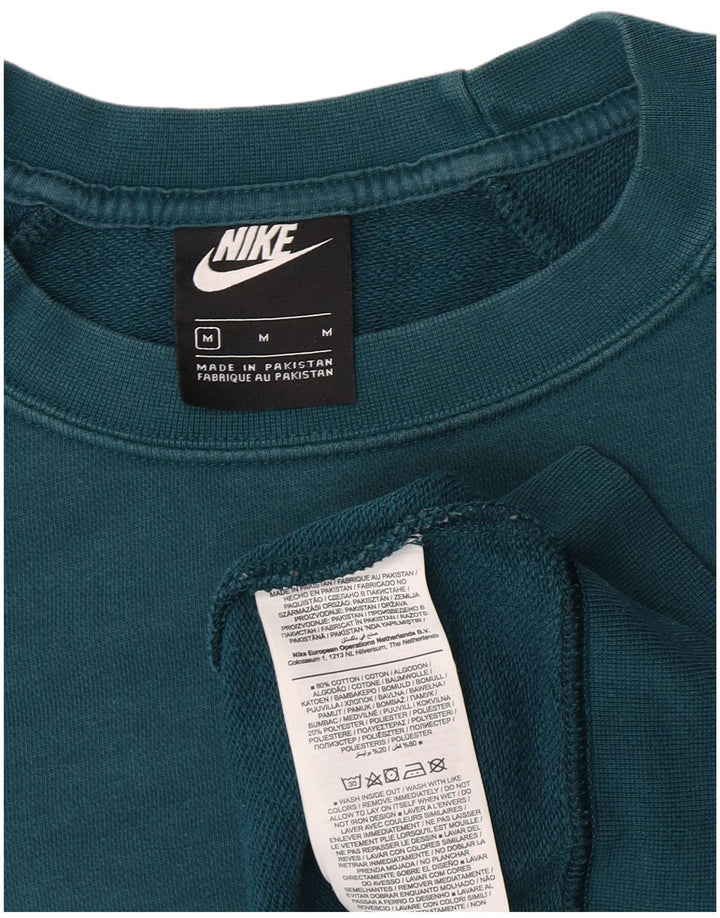 Pulover Nike pentru femei, UK 14, bumbac verde mediu