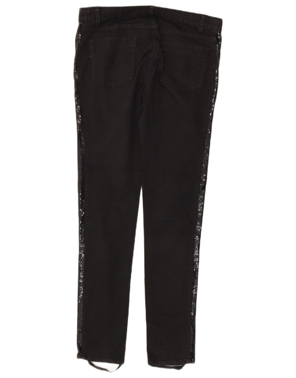 Marks & Spencer Pantaloni skinny casual pentru femei UK 12 Medium W32 L30 Black Mo