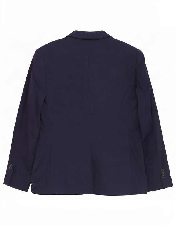 Massimo Dutti Jachetă pentru bărbați cu 2 nasturi EU 54 XL Lână bleumarin