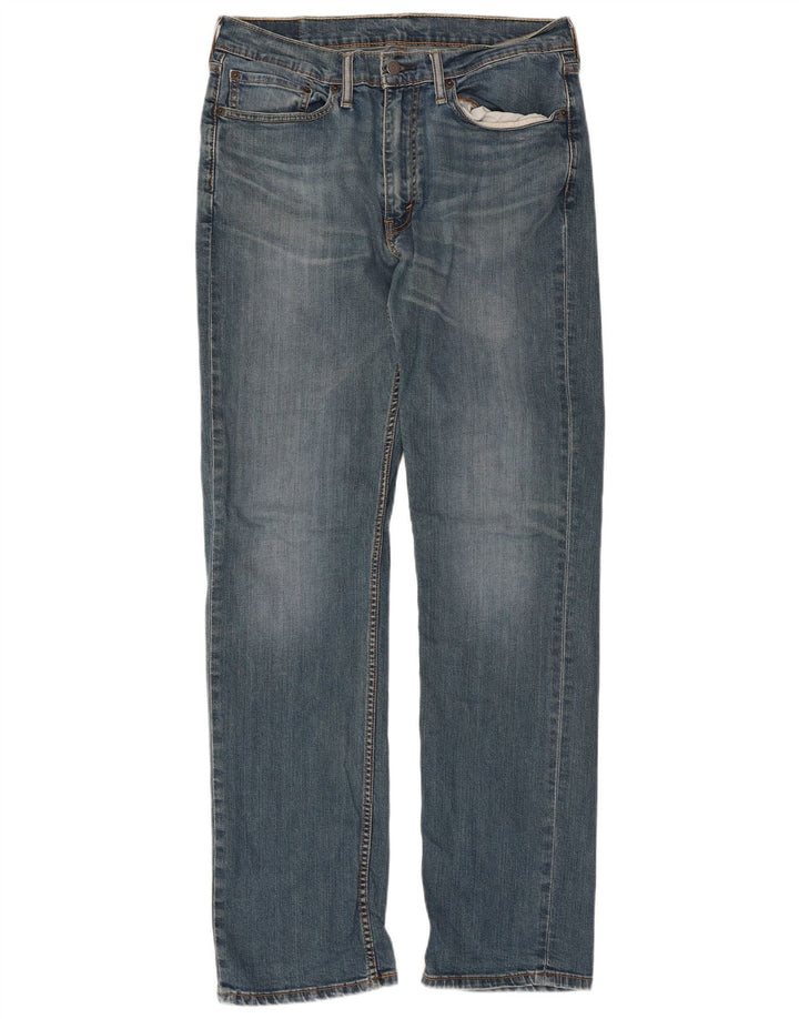 Blugi drepti pentru bărbați Levi's 514 W34 L34 Bumbac albastru