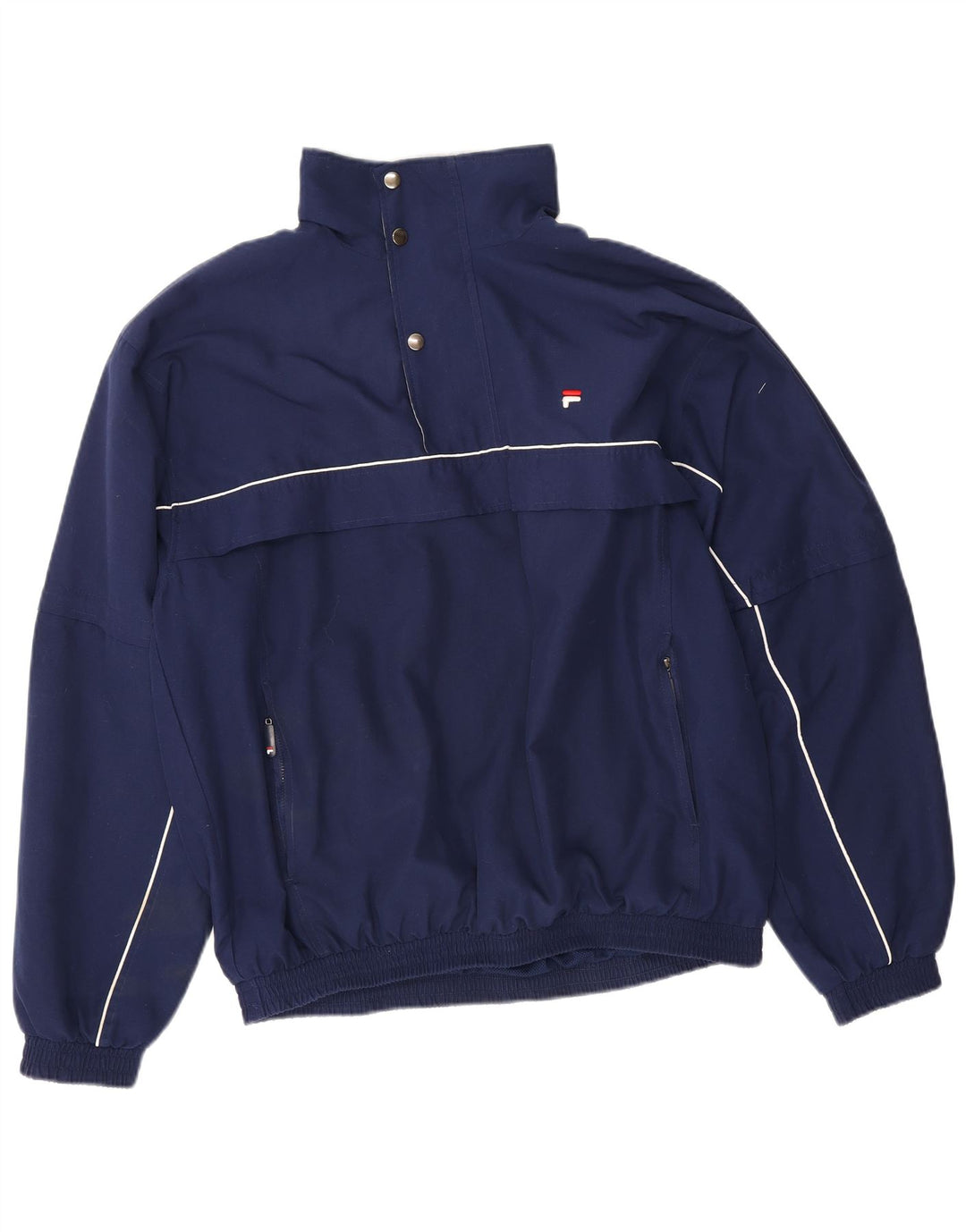 Jachetă pentru bărbați Fila Pullover Windbreaker UK 38 Medium Bleumarin Poliester