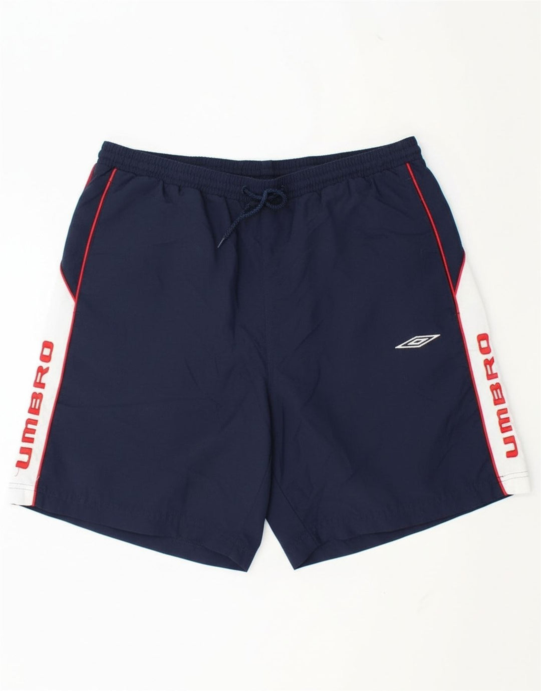 Pantaloni scurți sport grafic Umbro pentru bărbați, medii, albastru, poliester color bloc