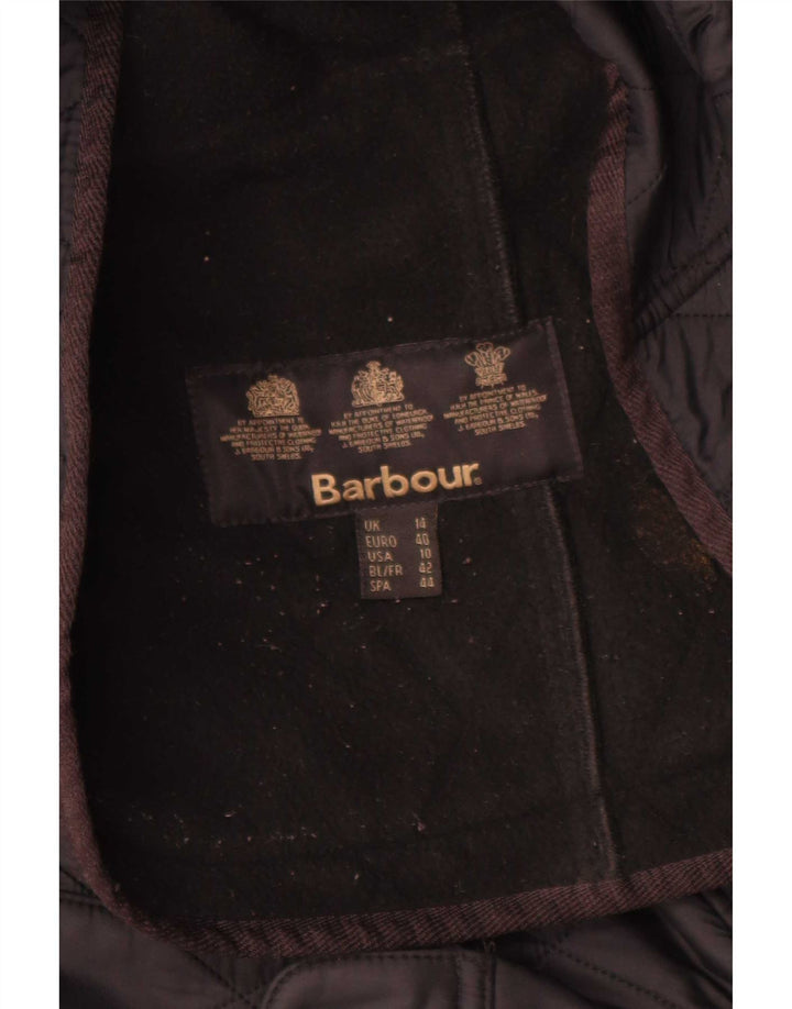 Jachetă matlasată Barbour pentru femei UK 14 Large Black