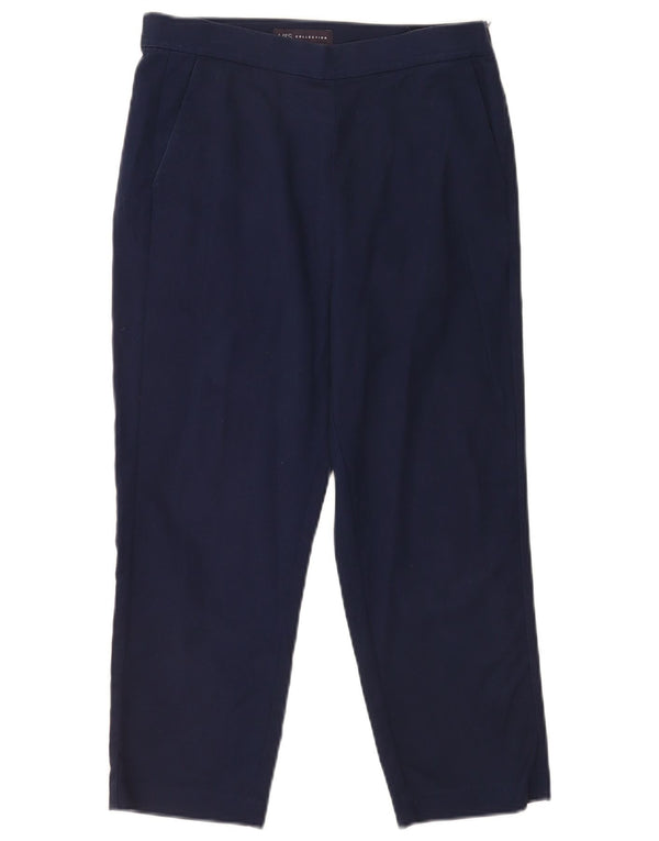 Pantaloni chino drepti pentru femei Marks & Spencer UK 10 Small W28 L21 bleumarin