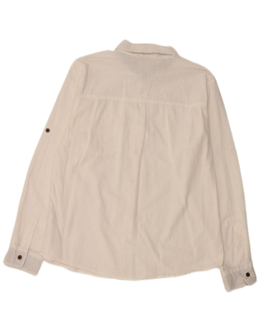 MOUNTAIN WAREHOUSE Cămașă pentru bărbați din bumbac alb mare