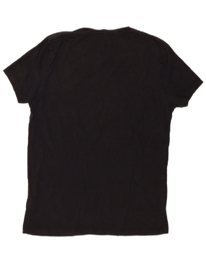 JACK WILLS Tricou pentru bărbați Top mic, negru, bumbac