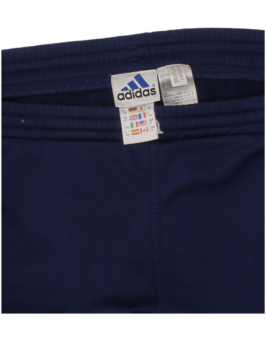 Pantaloni scurți sport pentru băieți Adidas 11-12 ani poliester bleumarin