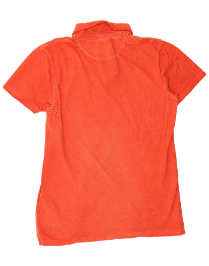 Tricou polo Timberland pentru bărbați, bumbac portocaliu mediu