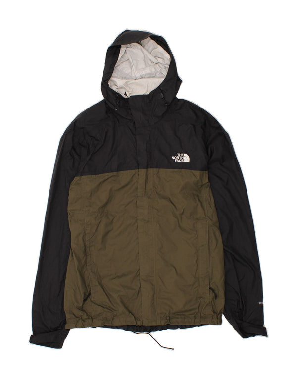 THE NORTH FACE Jachetă de ploaie cu glugă pentru bărbați UK 38 Medium Khaki Colorblock