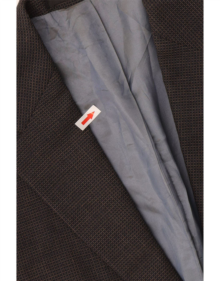 Jachetă pentru bărbați Marks & Spencer Blazer scurtă UK 40 Medium Bleumarin Check