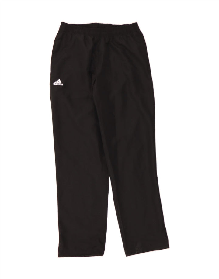 ADIDAS Mens Graphic Tracksuit Trousers Medium Black Polyester Vintage Adidas and Second-Hand Adidas from Messina Hembry 