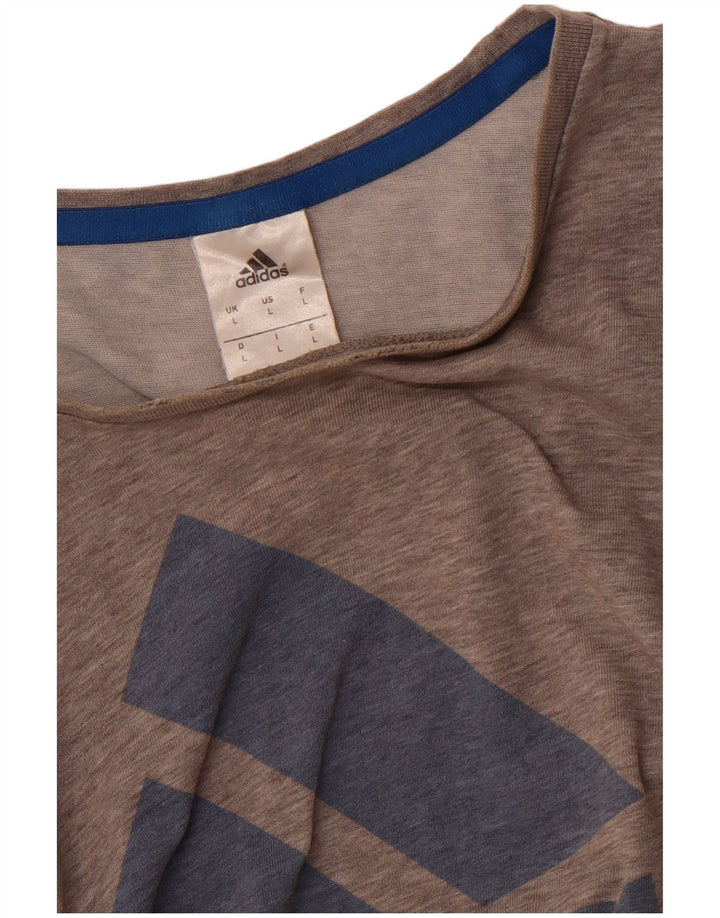 Tricou grafic ADIDAS pentru bărbați Top mare gri