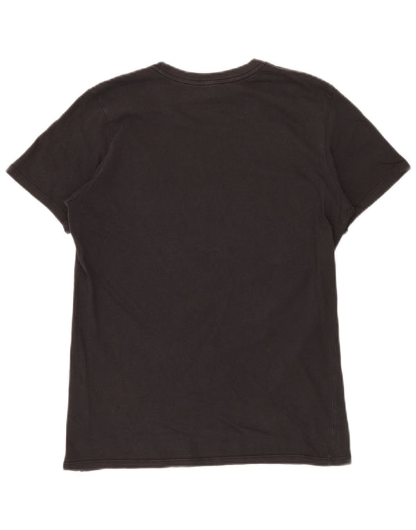 Tricou grafic NIKE pentru bărbați, cu croială atletică, top mic negru