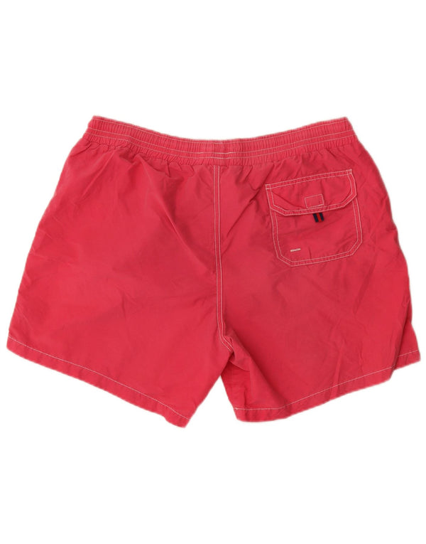 Pantaloni scurți de înot Fred Perry pentru bărbați, bumbac roz XL