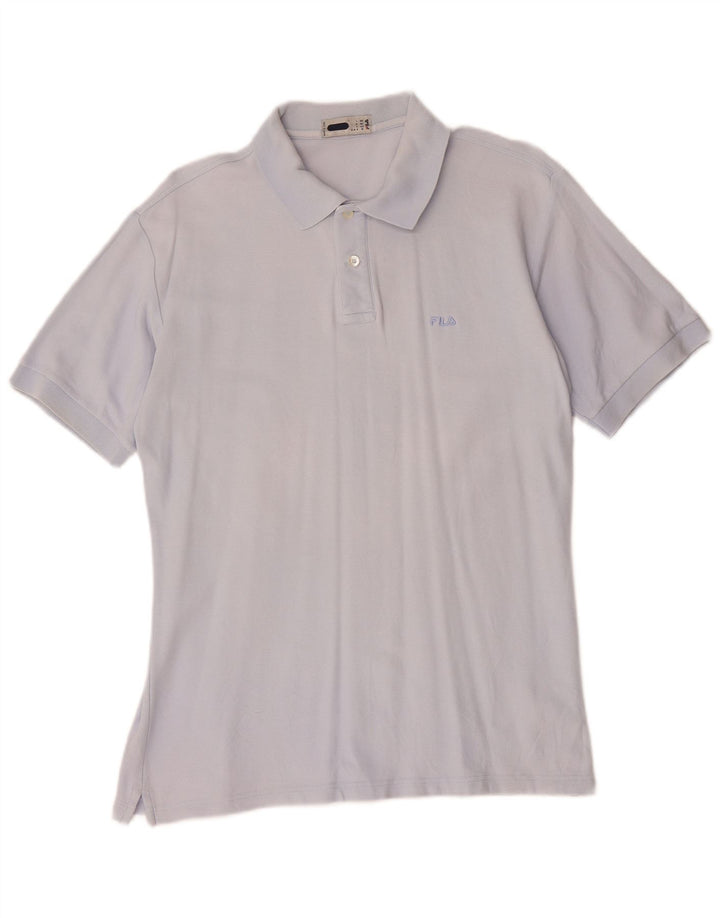 Tricou Polo Fila Bărbați IT 50 Bumbac Albastru Mediu