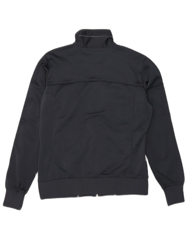 Jachetă de top pentru trening Champion Heritage Fit pentru femei UK 14 Medium Bleumarin