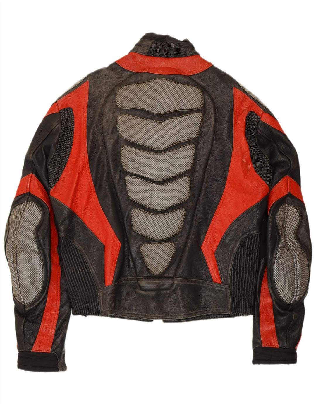 SCOTCHLITE 3M Jachetă Bomber Bărbați IT 54 2XL Piele Neagră Colorblock