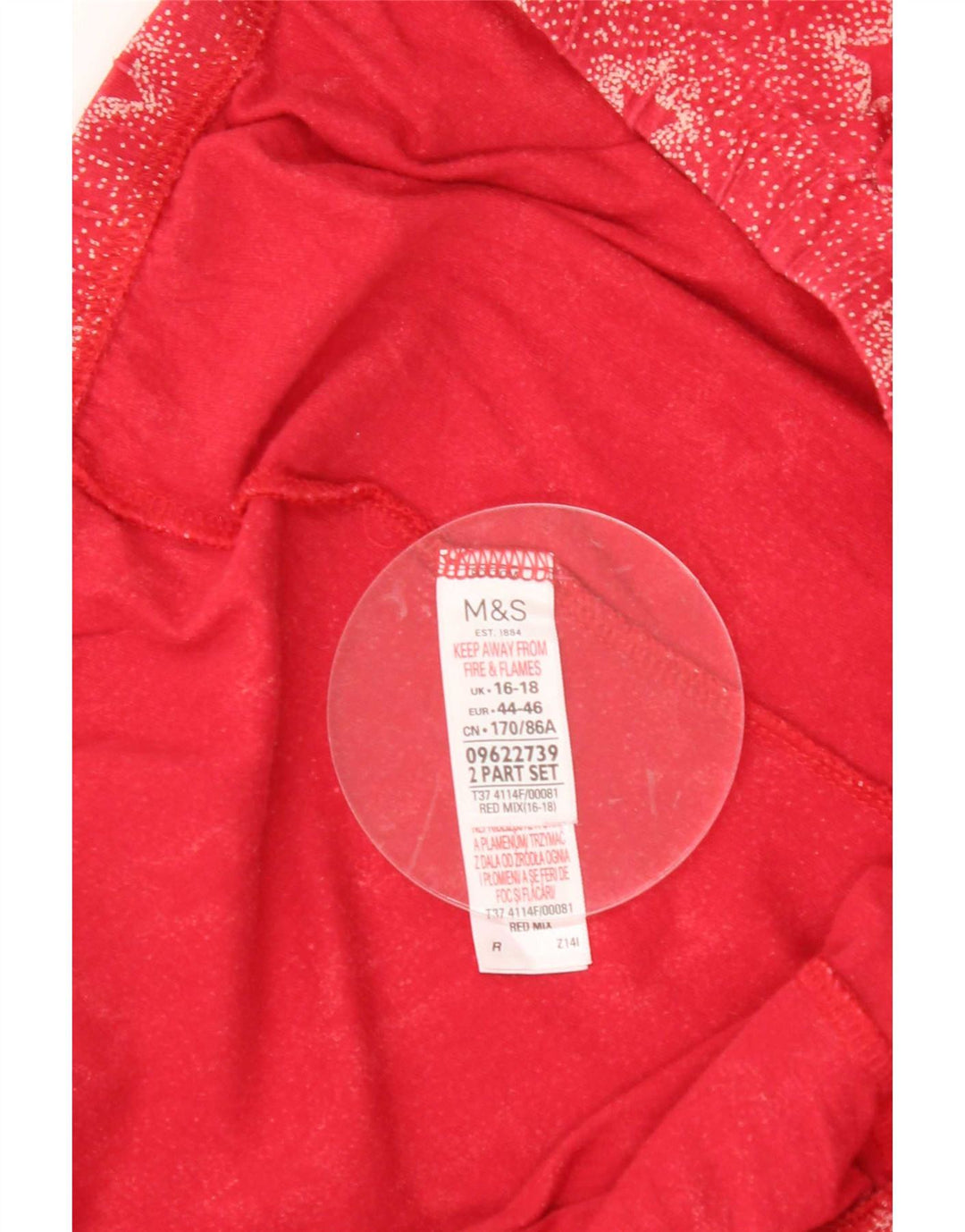 Pantaloni casual pentru femei Marks & Spencer, cu model abstract, UK 16/18 Large W36