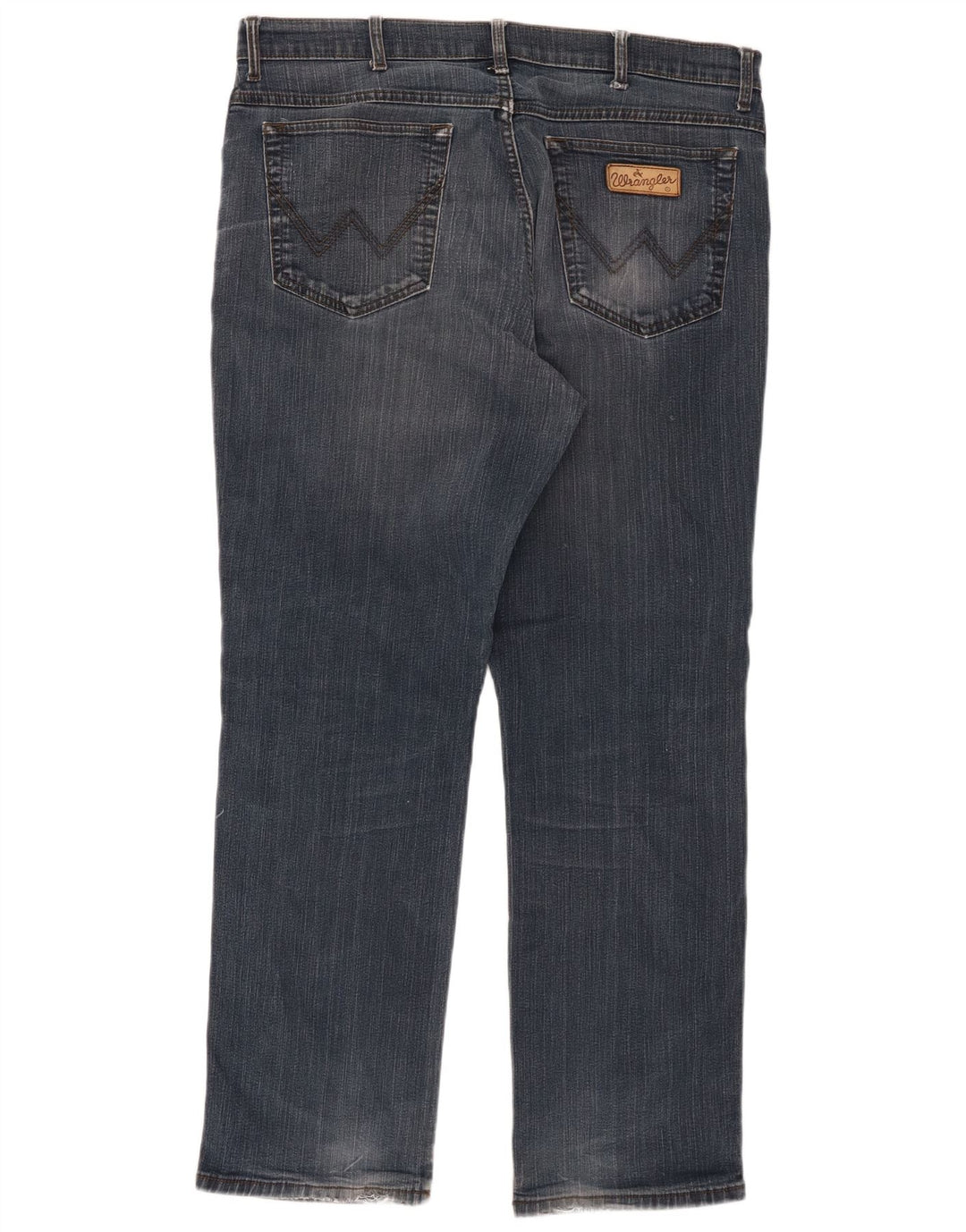 Blugi drepti pentru bărbați Wrangler W38 L32 bumbac bleumarin