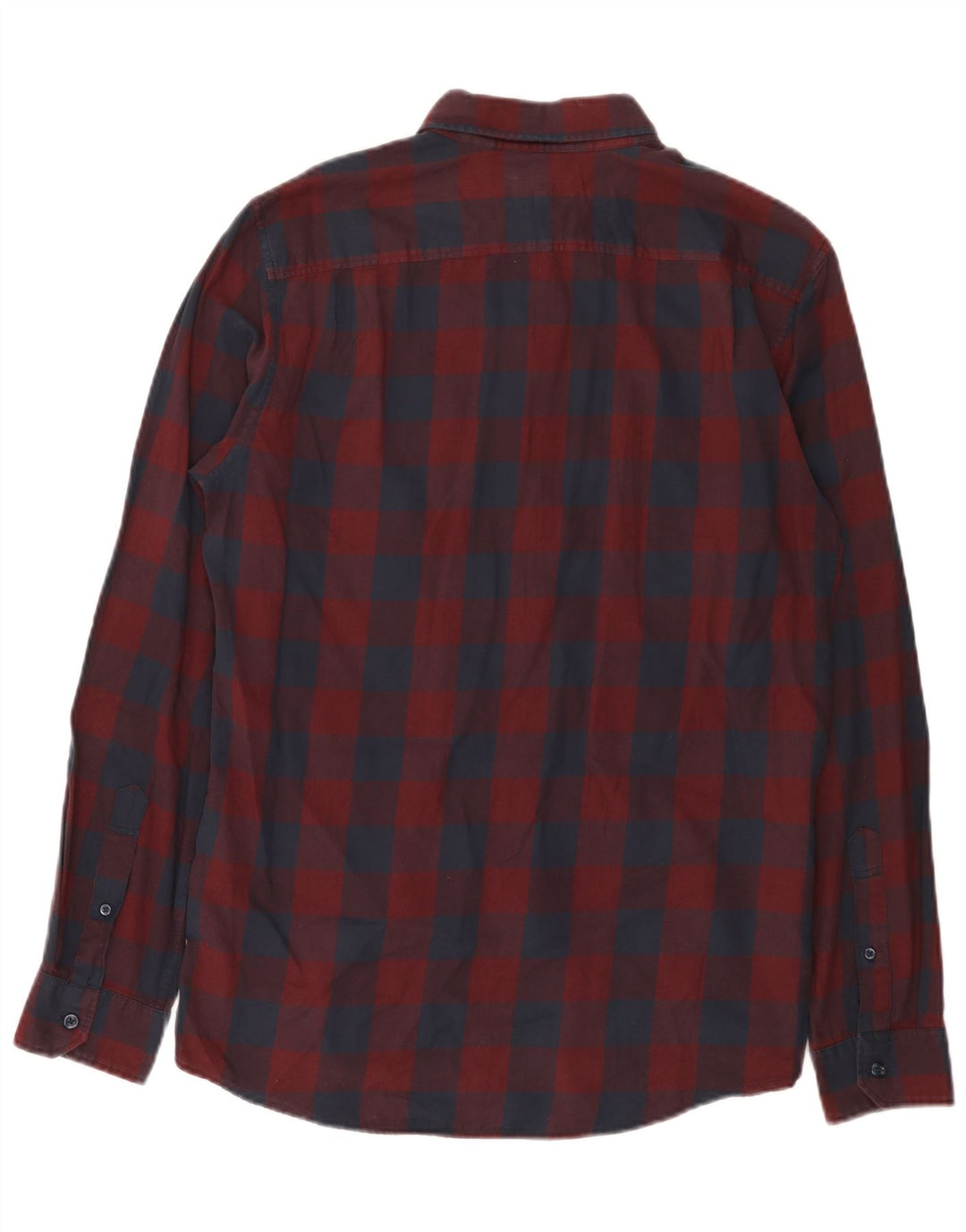 Cămașă Jack Wills pentru bărbați, cu tăiere clasică, din bumbac vichy burgundy mediu