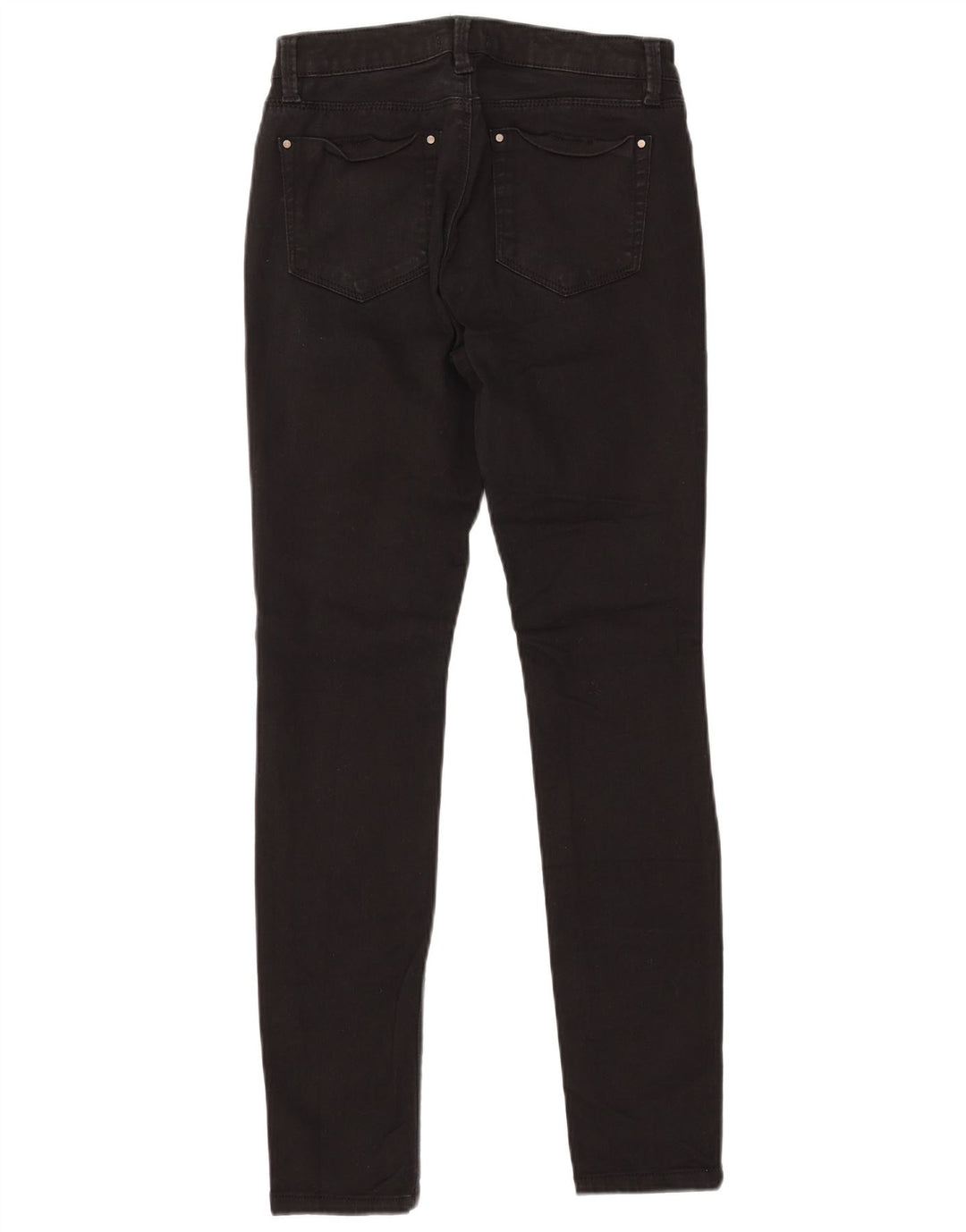 WAREHOUSE Blugi skinny pentru femei UK 10 Small W28 L30 Bumbac negru
