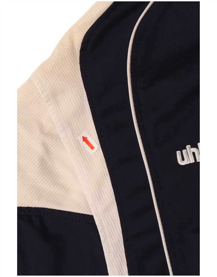 Jachetă de trening pentru bărbați Uhlsport UK 38/40 Poliester mediu albastru bleumarin