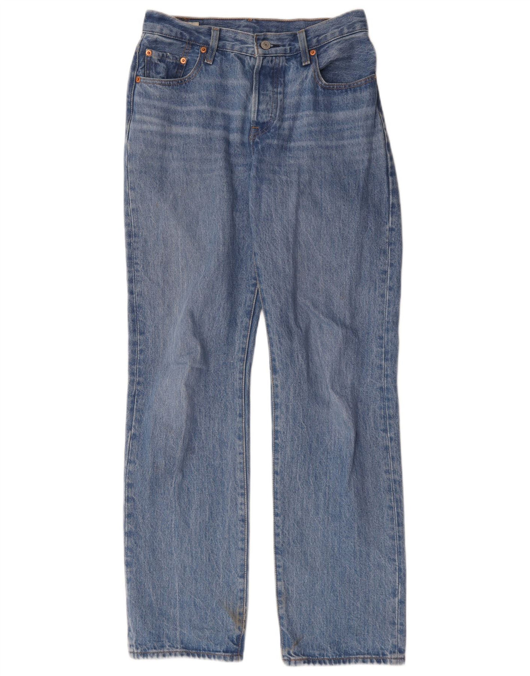 Blugi drepti pentru femei Levi's 501 W25 L32 Bumbac albastru