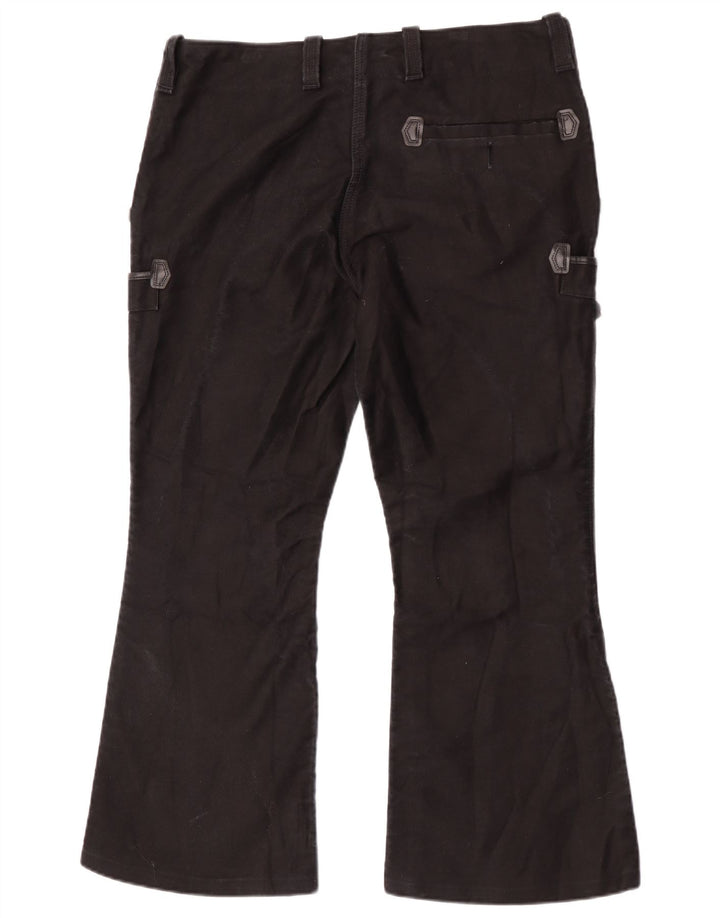 Pantaloni cargo bootcut FHB pentru femei W38 L30 bumbac negru