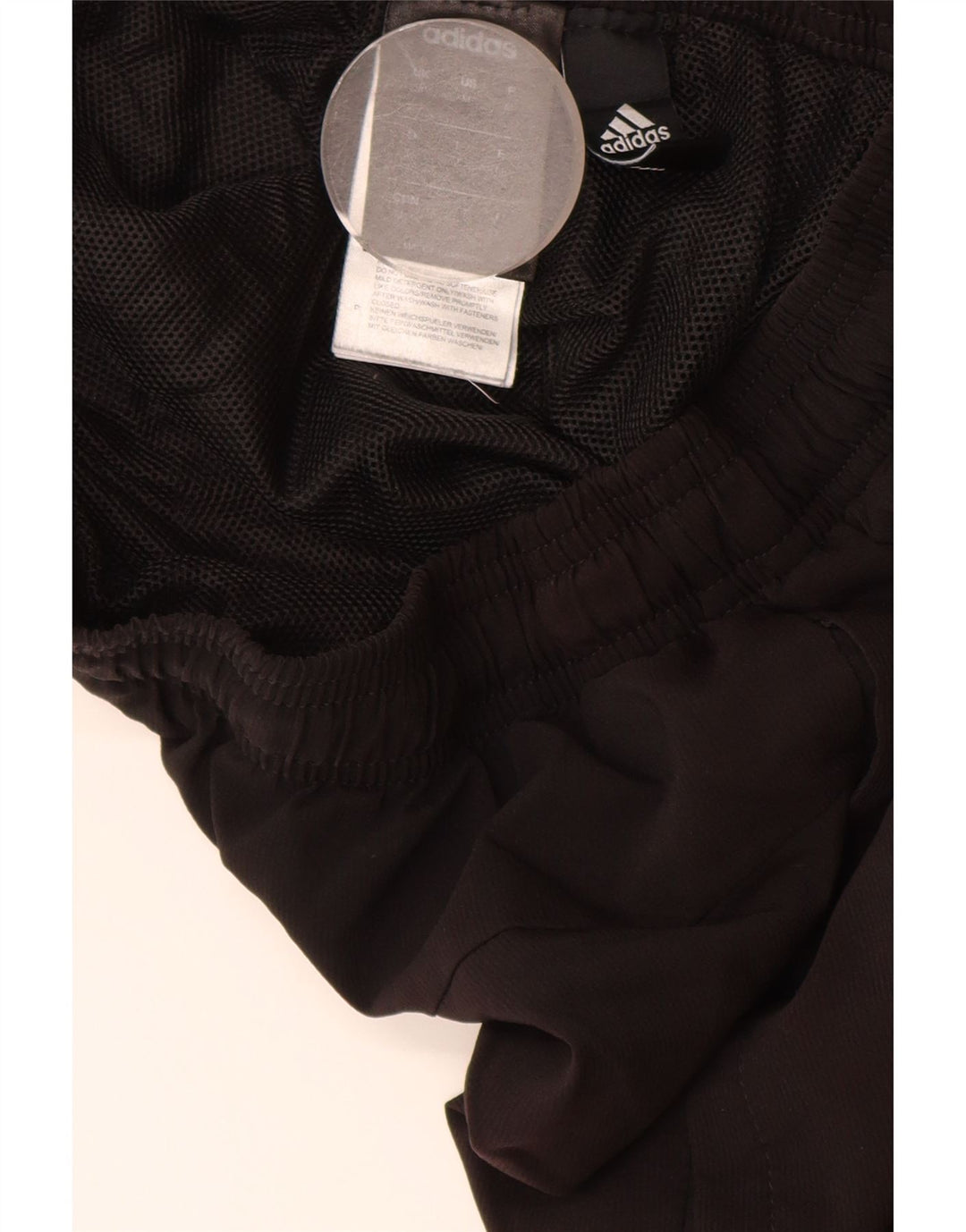 ADIDAS Mens Graphic Tracksuit Trousers Joggers Medium Black Polyester