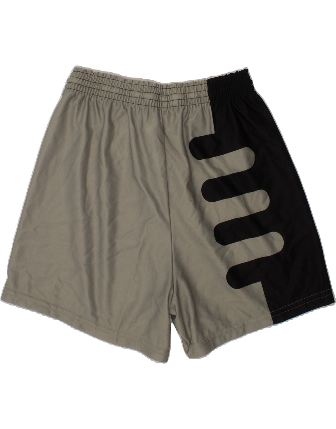 FILA Boys Graphic Sport Shorts 9-10 Years  Grey Colourblock Polyester Vintage Fila and Second-Hand Fila from Messina Hembry 