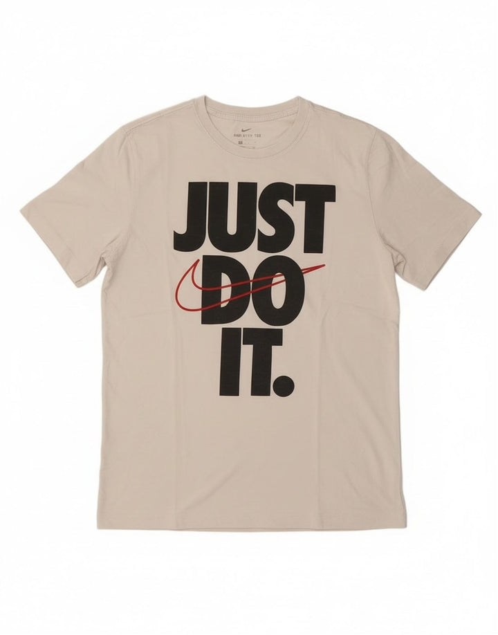 Tricou grafic pentru bărbați Nike Top Mediu Alb