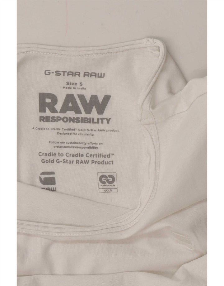 Tricou grafic G-Star pentru bărbați Top mic alb