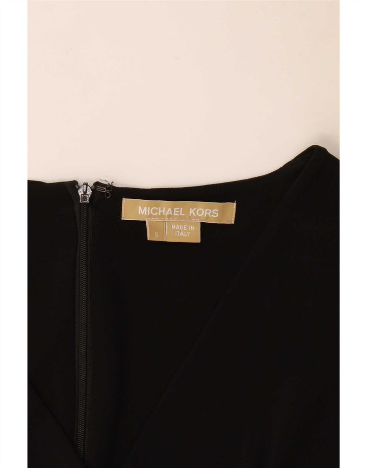 Rochie teacă fără mâneci pentru femei Michael Kors US 6 Medium Black