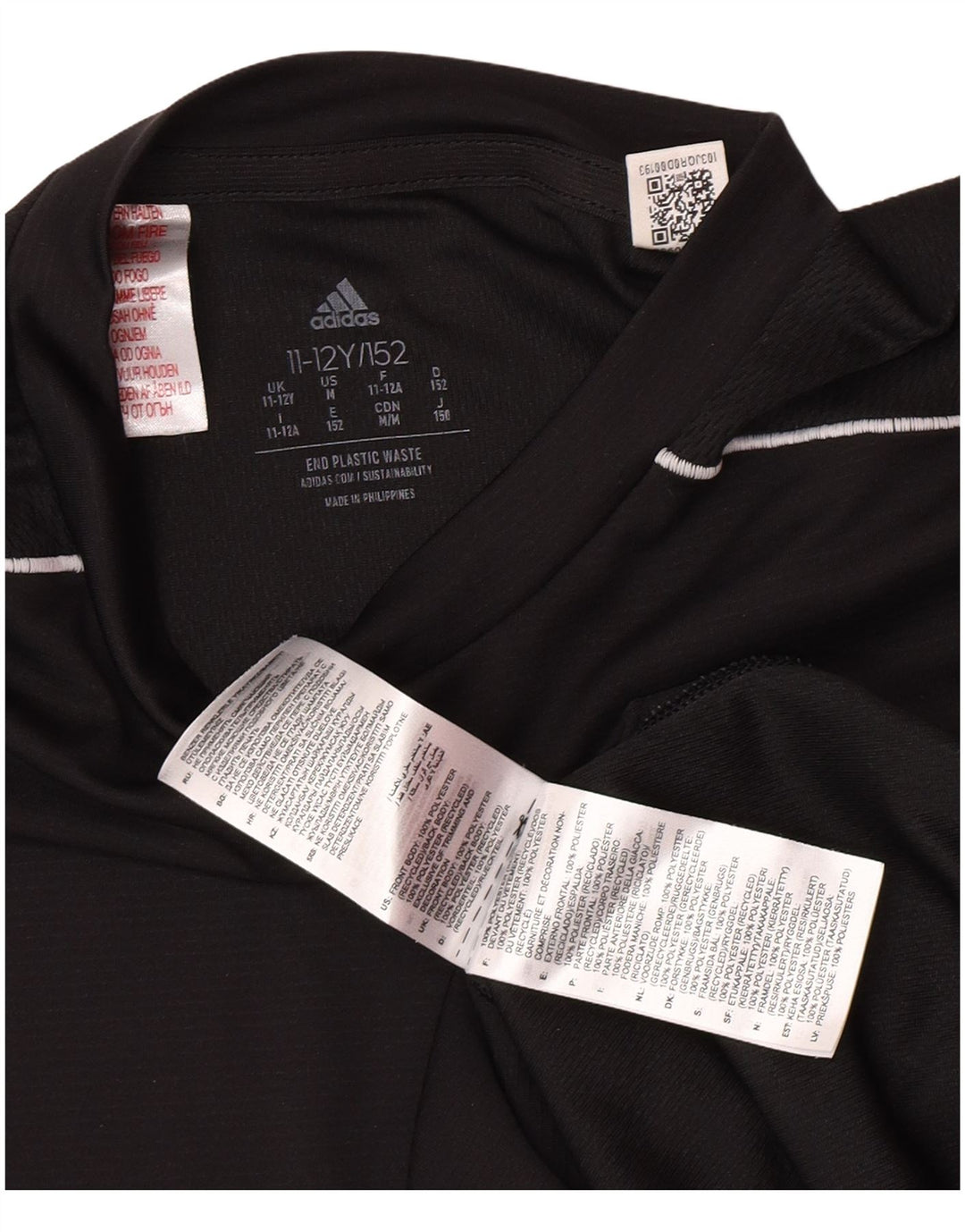 Tricou Adidas Aeroready pentru baieti Top 11-12 ani poliester negru