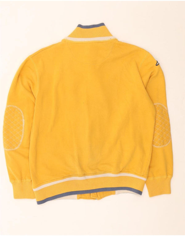 Jachetă de trening grafică pentru bărbați Kappa Val D'isere, galben mare