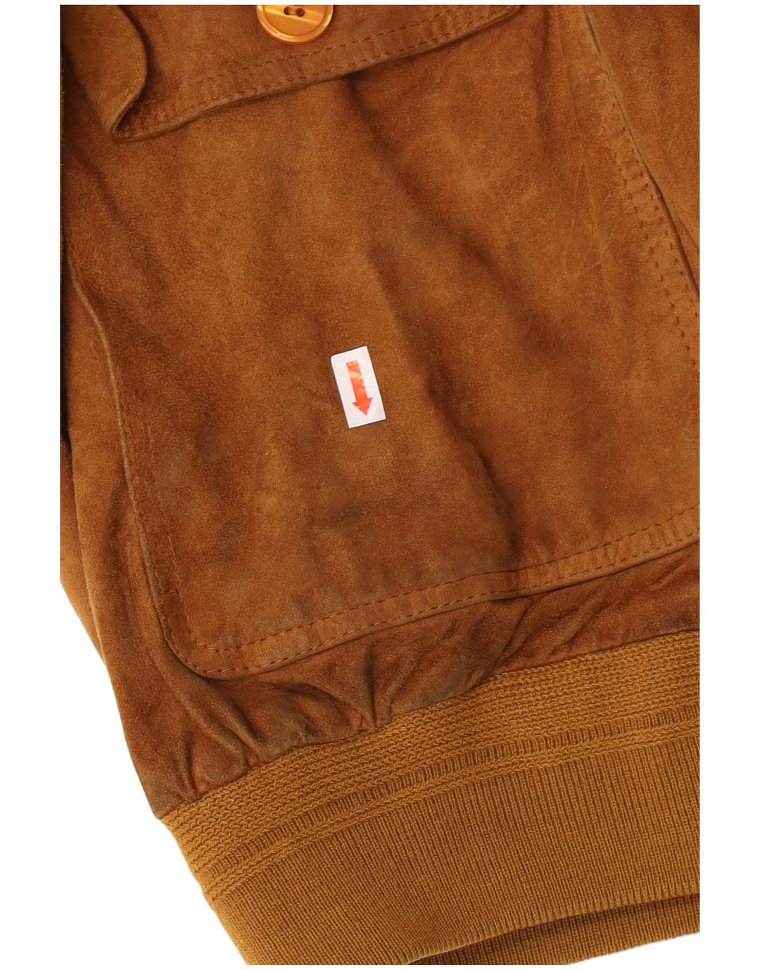 Bomber vintage pentru bărbați din piele intoarsa IT 50 mare, bej