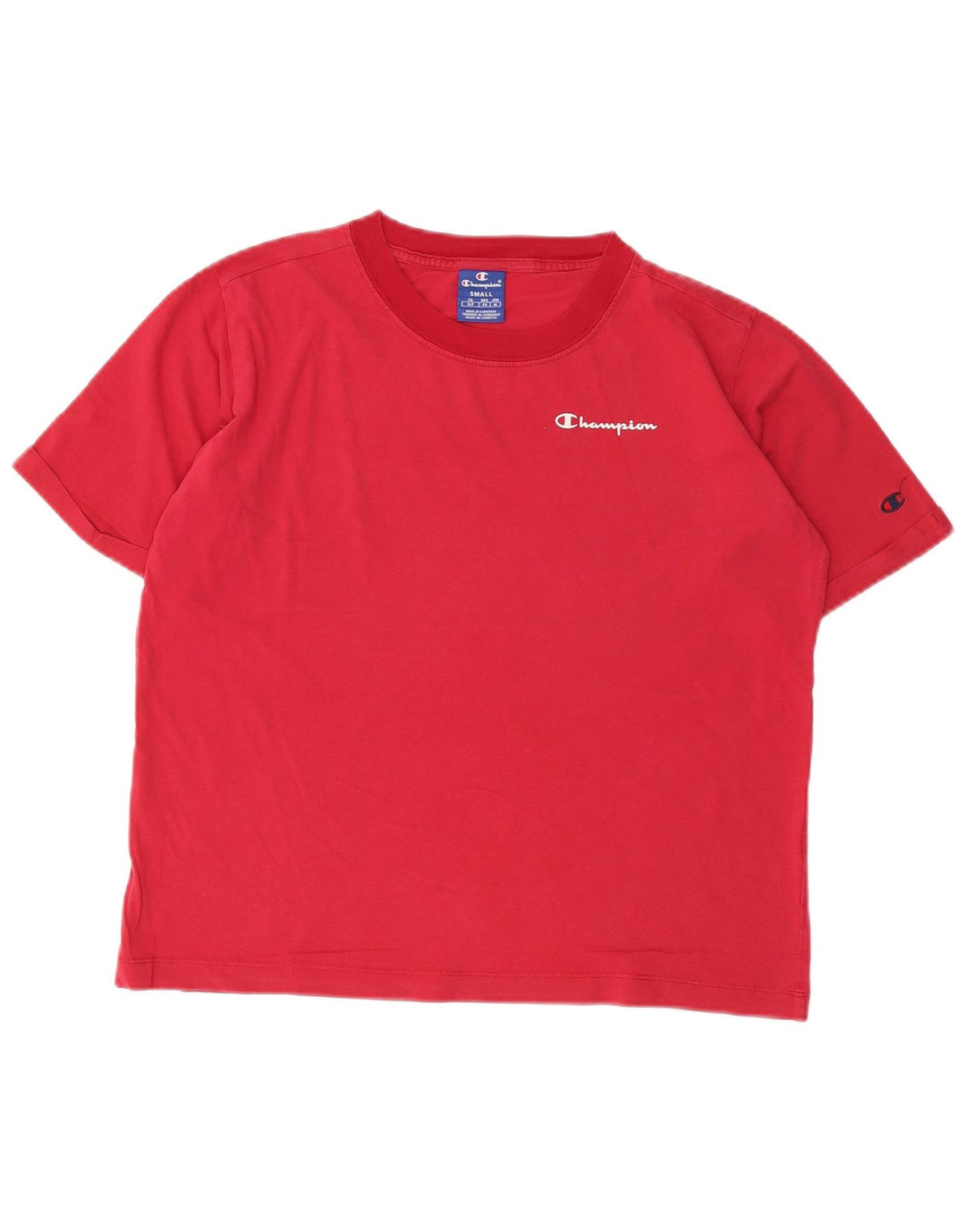 Tricou supradimensionat pentru femei CHAMPION Top UK 10 Small Red