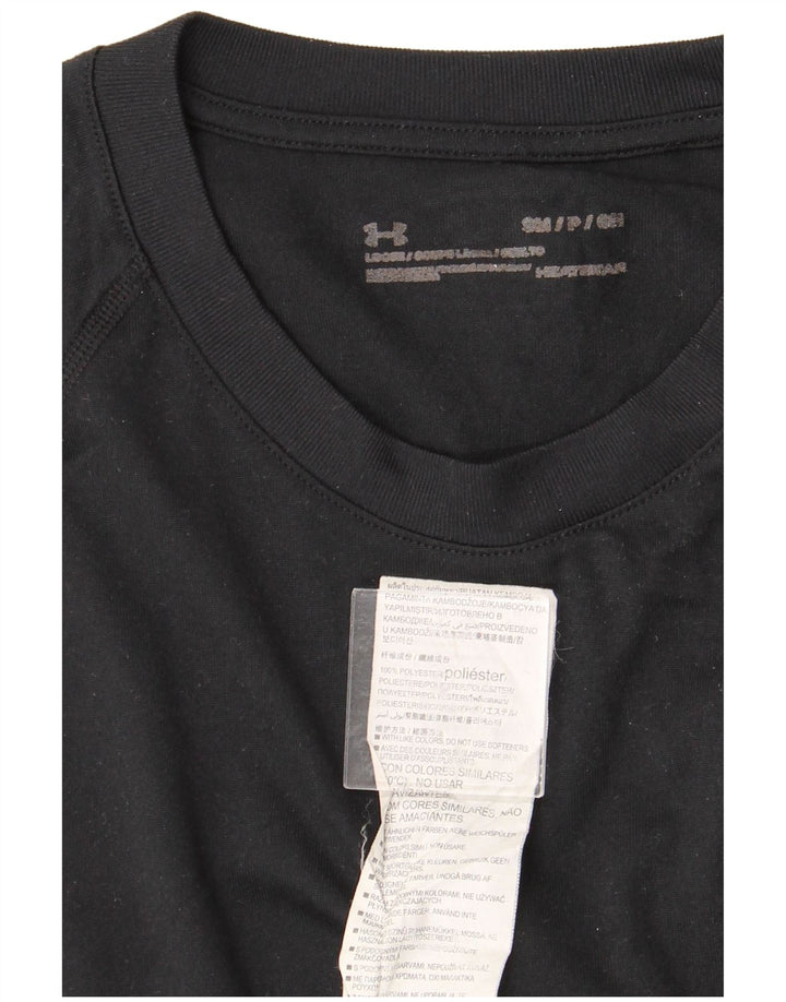 UNDER ARMOUR Bărbați Heat Gear Tricou Top Mic Poliester Negru