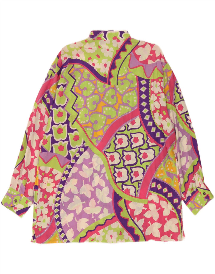 Cămașă pentru bărbați Pancaldi & B, XL, multicoloră, din mătase florală