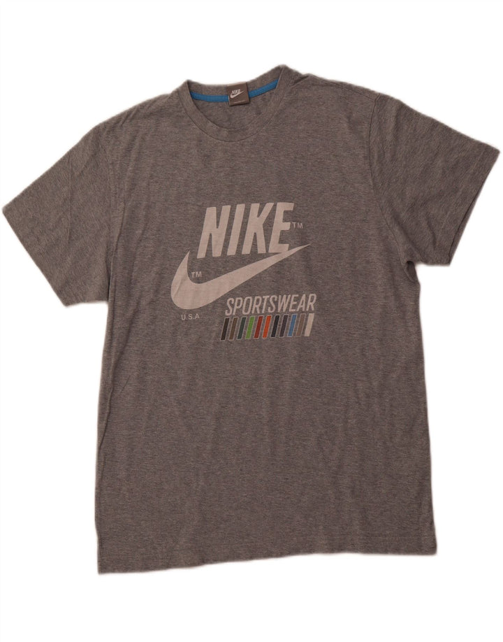 Tricou grafic pentru bărbați NIKE Top UK 42/44 Large Gri