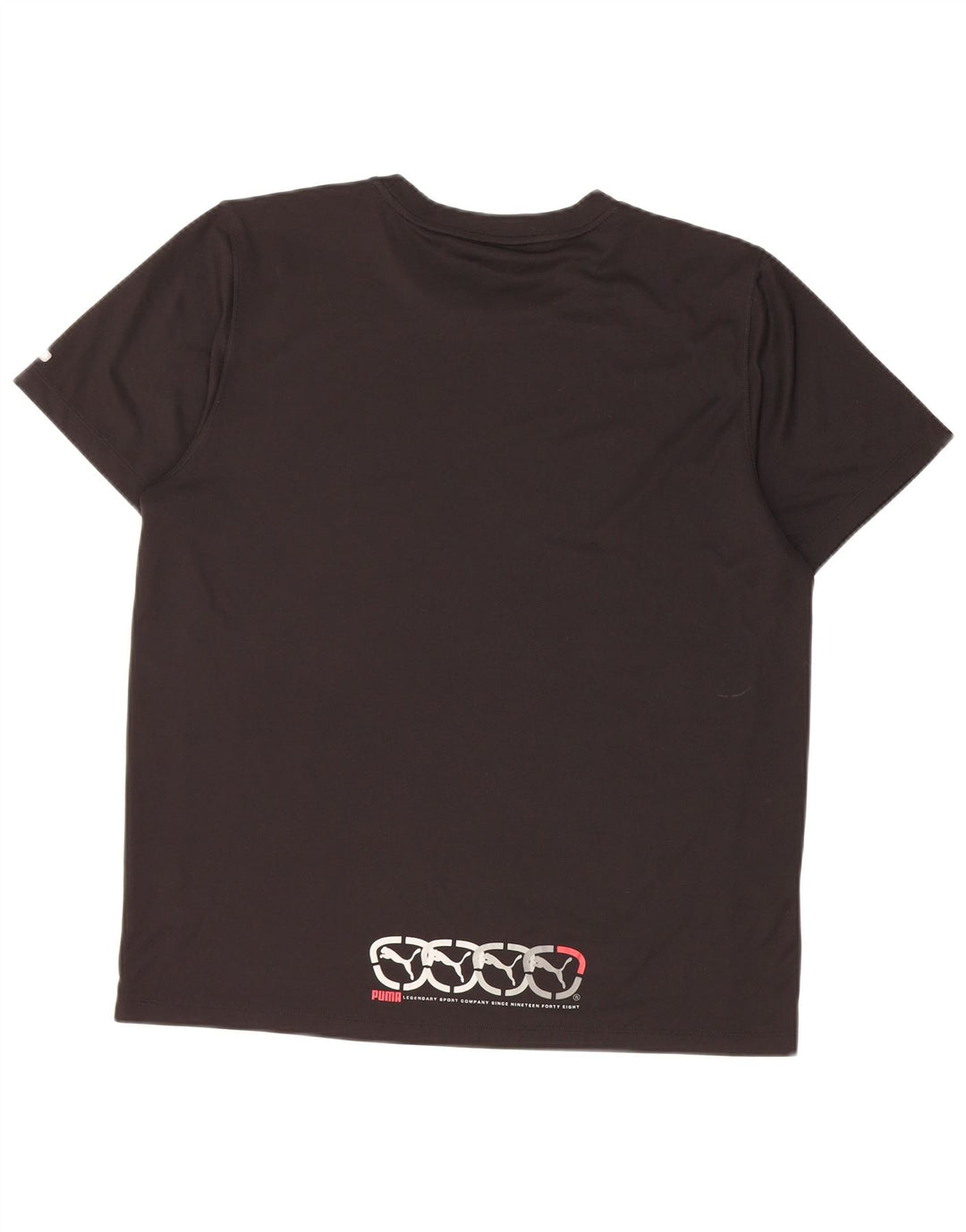Tricou grafic Puma pentru bărbați Top Mediu Negru