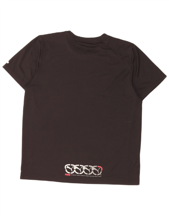 Tricou grafic Puma pentru bărbați Top Mediu Negru
