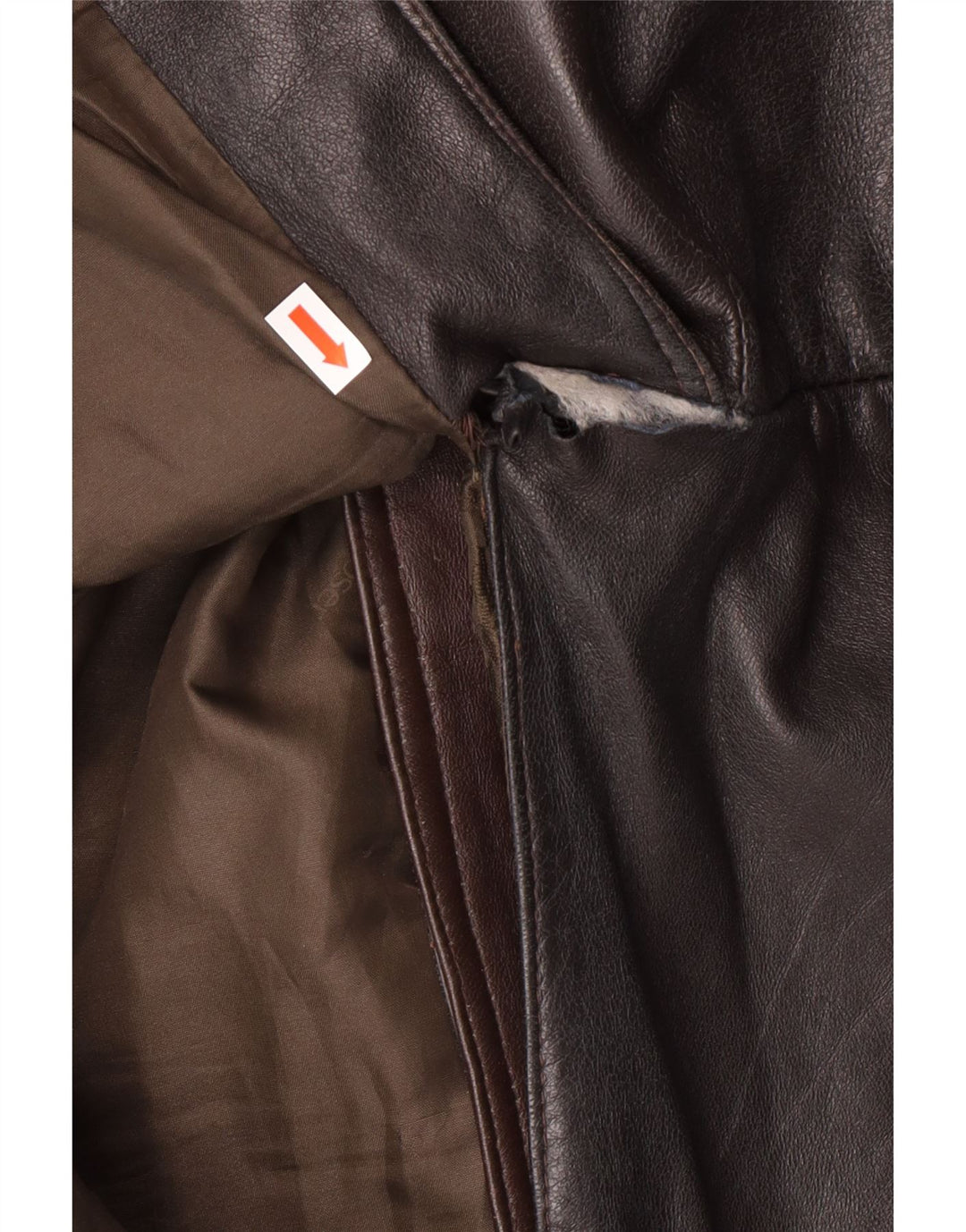 Palton din piele pentru bărbați MAX MOSER IT 56 3XL din piele maro