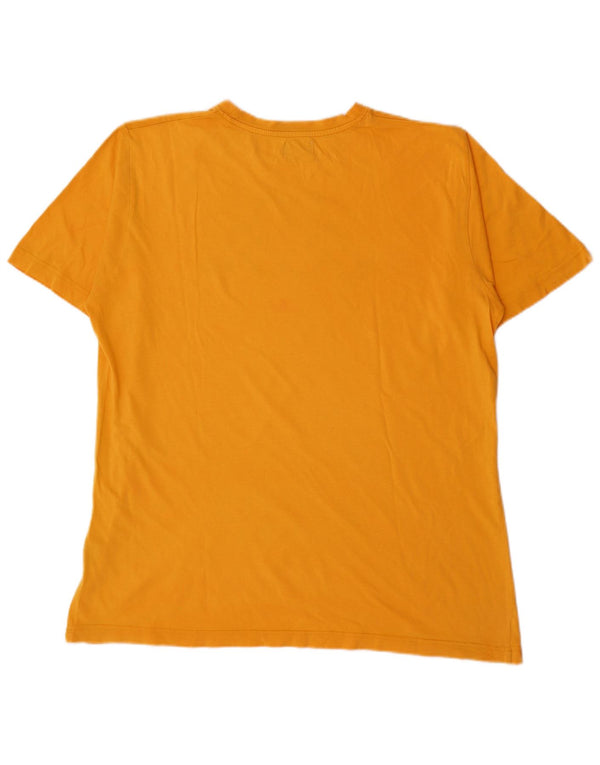 Tricou grafic pentru bărbați Kappa Top XL bumbac portocaliu