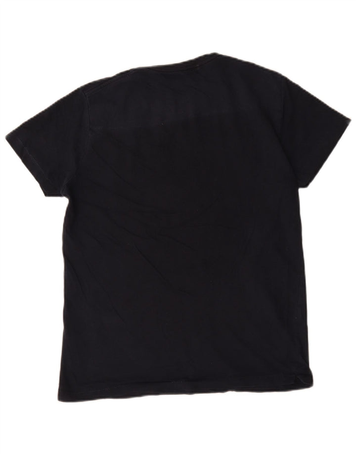 Tricou pentru bărbați French Connection Top mediu din bumbac bleumarin