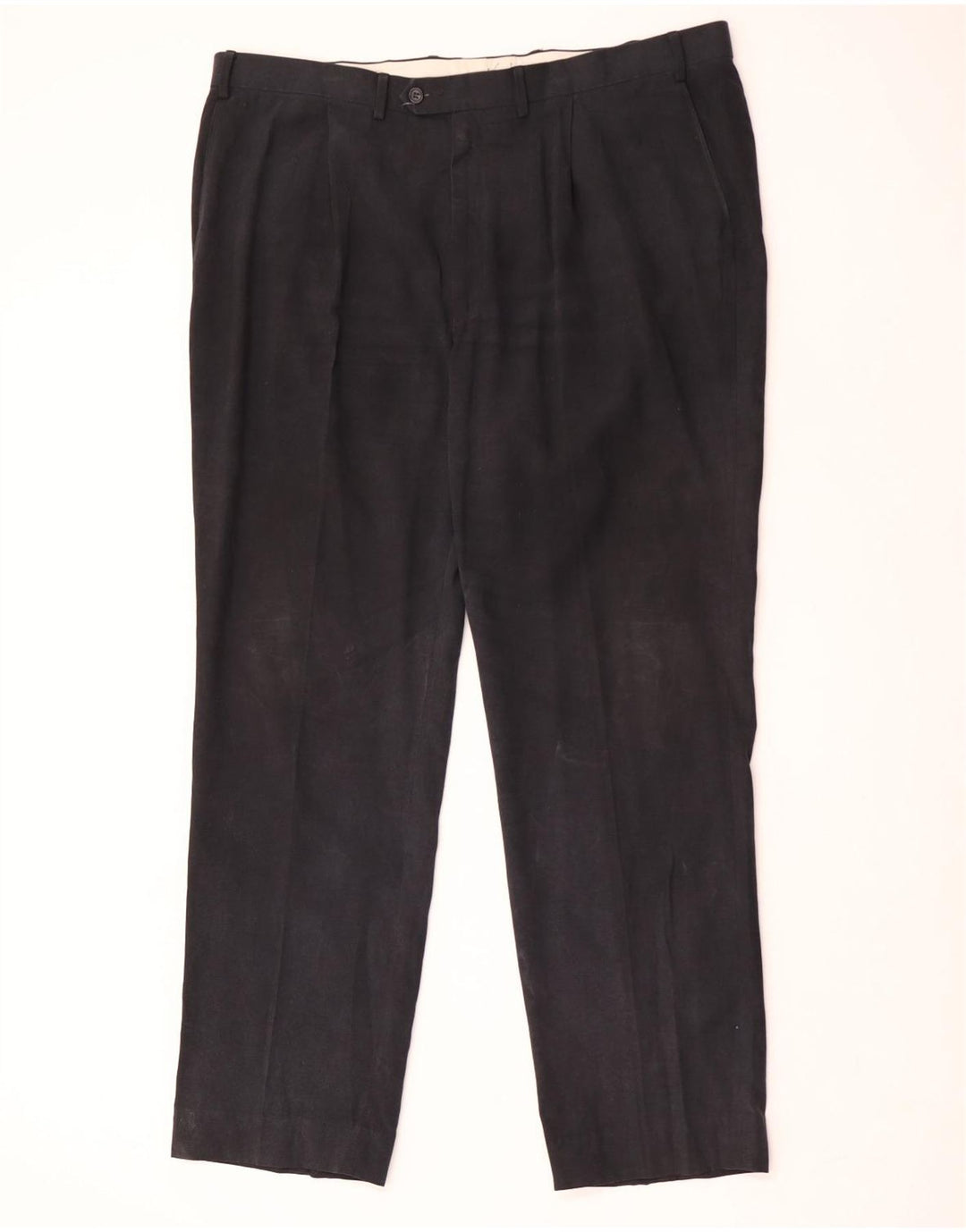 Pantaloni de costum pentru bărbați Marks & Spencer L42 L33 bleumarin Lyocell